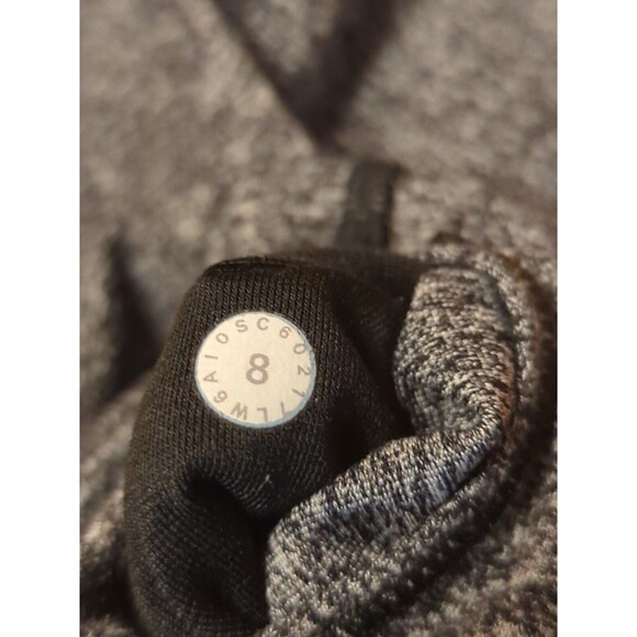 Lululemon Wunder Under Womens 8  Hi Rise Heathered Black Luxtreme 1/2 Tight - Picture 7 of 7